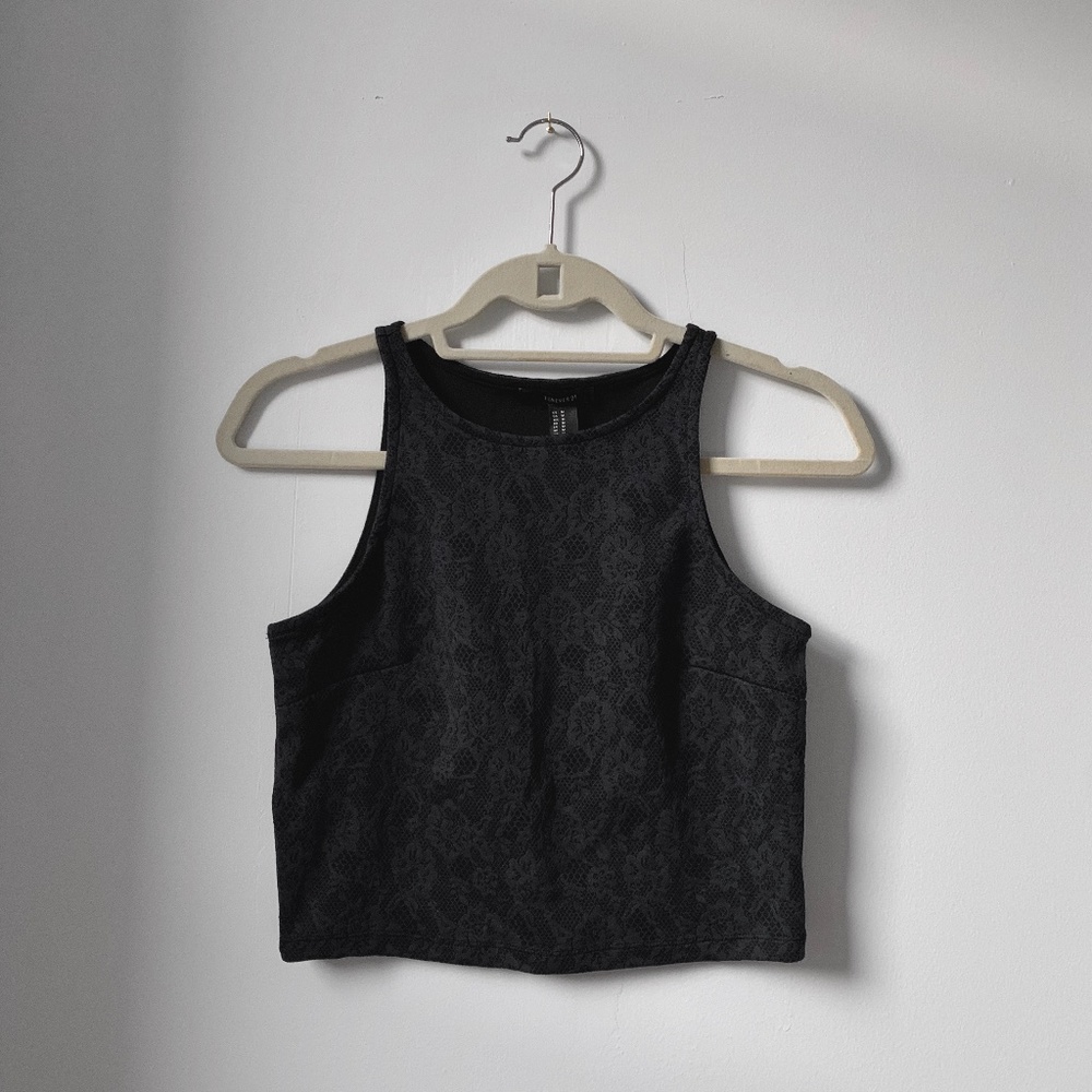 Lace Printed Crop Top | F 21